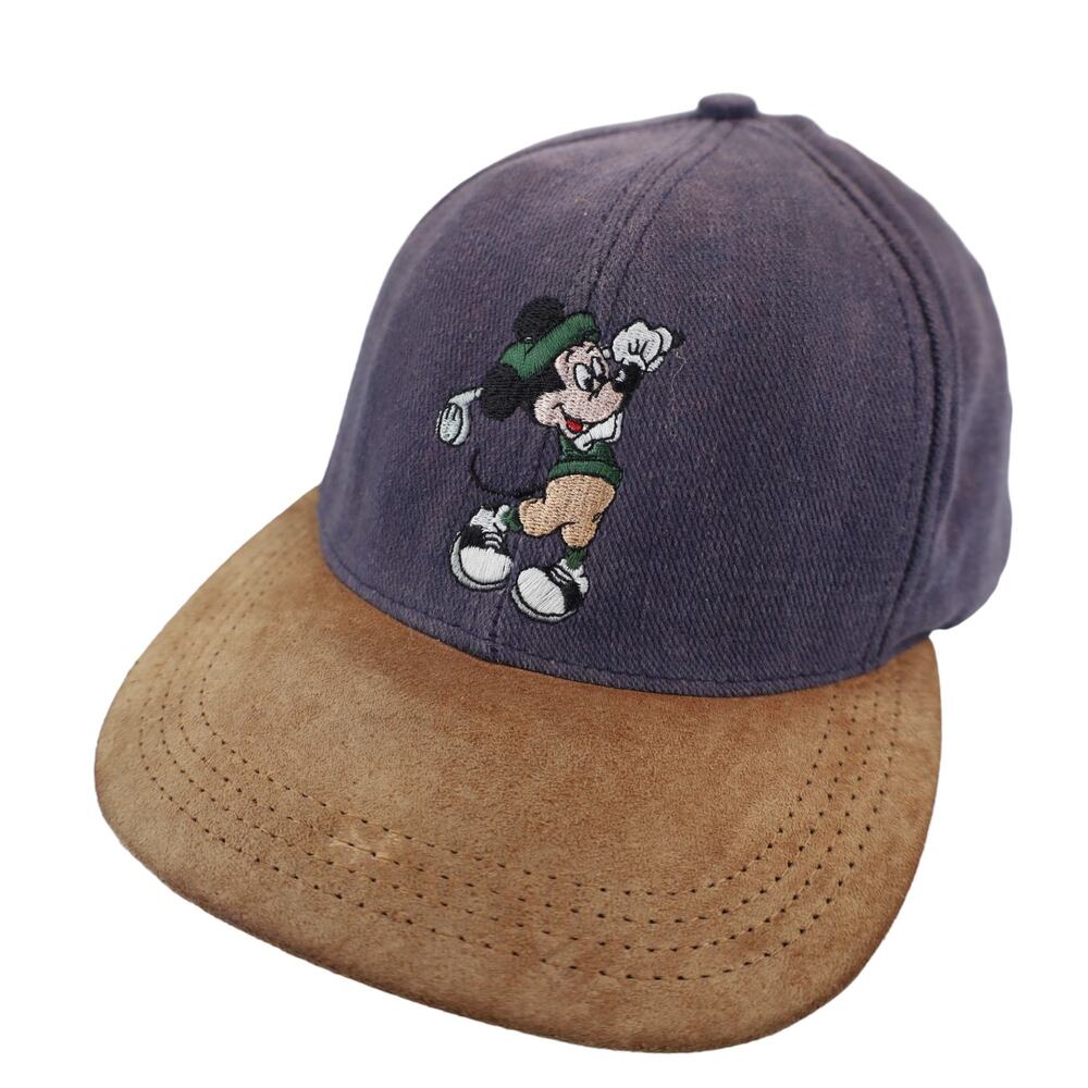 Vintage Disney Pro Collection Golfer Mickey Mouse Strap Back Hat